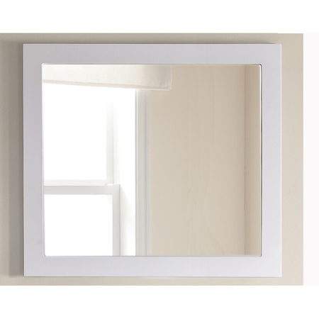 LAVIVA Fully Framed 36" White Mirror 313FF-3630W
